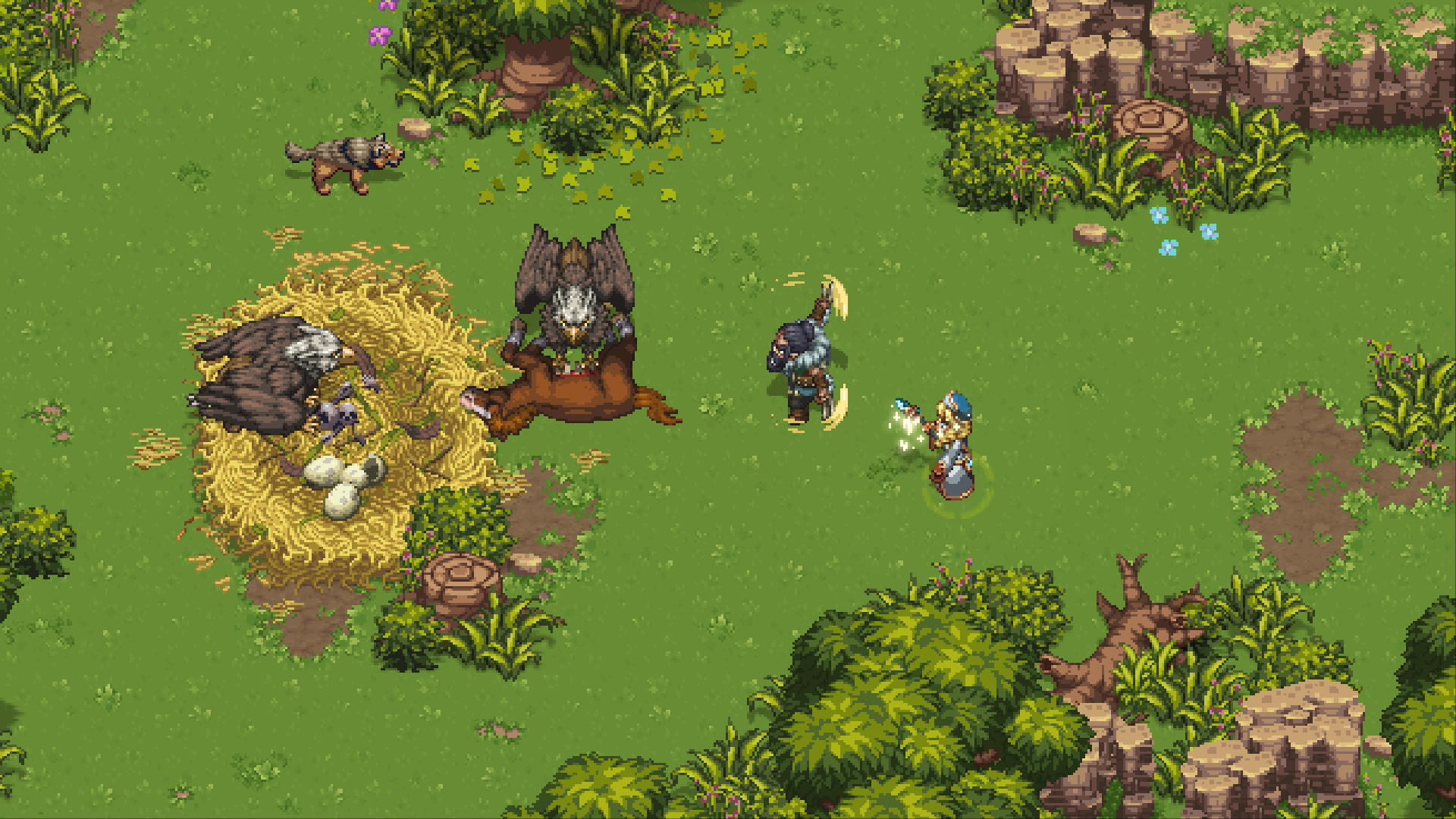 Drakantos – offizielles Artwork des Pixel-Art-MMORPGs von Wingeon Game Studios