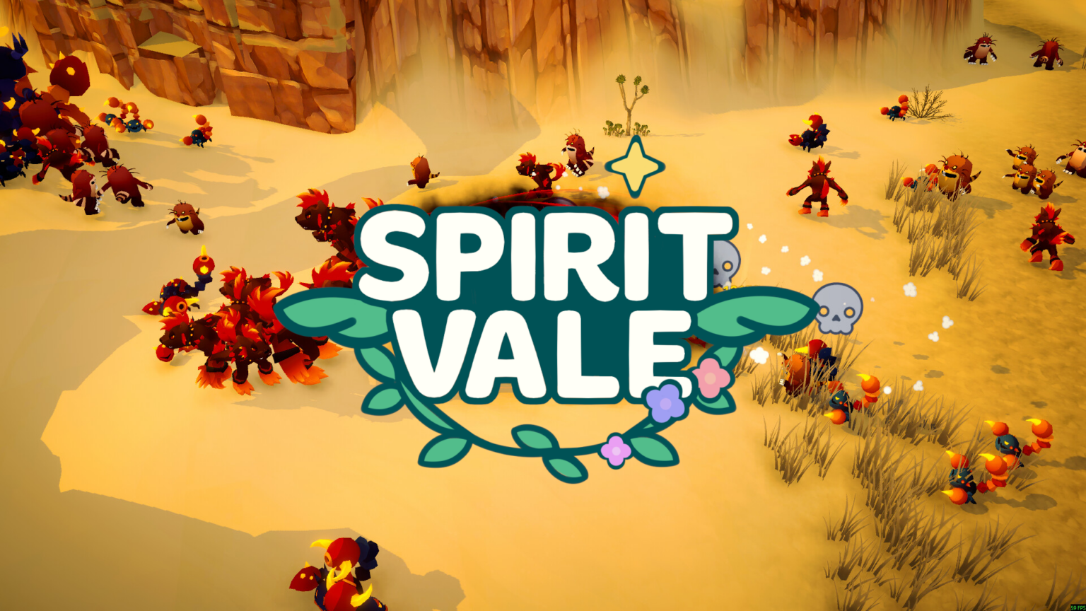 Spieler kämpfen gemeinsam gegen Monster in der Welt von SpiritVale.